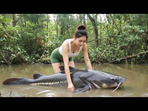 5 Days Survive Alone: Primitive Survival Fish Trap | Wild Forest Life