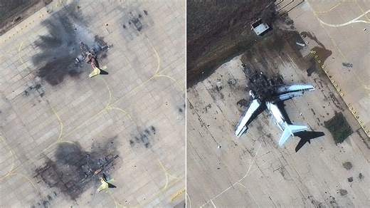 Before-and-after satellite imagery offers a rare look at damage inside Iran