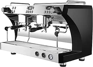 Commercial Espresso Machine (220 volts), 2 Group, Volumetric, Stainless Steel Components, Super Heavy Duty Commercial Grade Appliance!