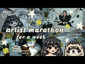 I CHANGED EVERYTHING Illustrating ARTIST ALLEY PREP + Sewing DIY Banners VLOG | Tiffany Weng