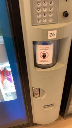 Dixie Narco Bemax 4 Aquafina Vending Machine At Citadel Outlet Commerce CA USA