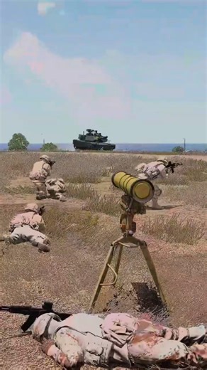 Suddenly appeared, then attacked without mercy 😱 | ARMA III #shorts #news #military