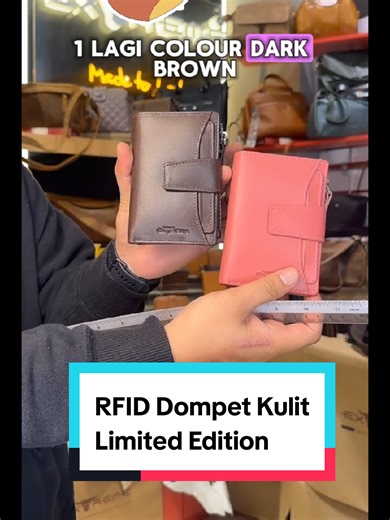 Limited Edition RFID Leather Wallet for Women