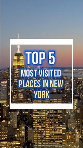 TOP 5 PLACES IN NEW YORK #usa #newyork #top #top5 #travel #trip #america #nyc #nuevayork #eeuu