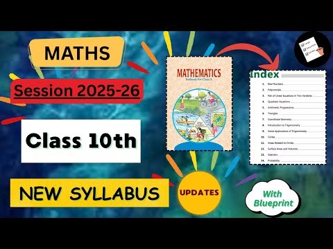 CBSE class 10th maths syllabus 2025-26 | 10th Math Syllabus | Detailed Syllabus | Session 2025-26