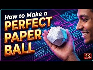 How to Make a Perfect Paper Ball | DIY Paper Balls