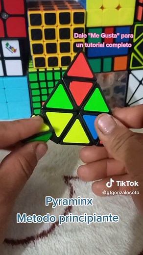 Cómo armar el cubo Pyraminx con método principiante