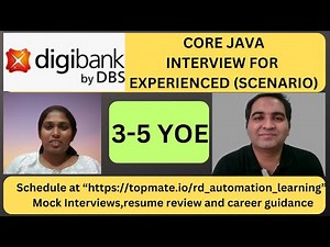 DBS Bank Java Interview Questions | Core Java Interview Questions