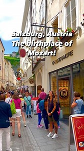 Salzburg, Austria. The birthplace of Mozart! . 🎥 By: travel.lovers.channel . . #travel #familytravel #travelphotography #travelgram #traveler #travellover #naturelover #adventurevibes #tripadvisor #traveltheworld #naturephotography #familytrip #vacation #adventuretravel #familytime #salzburg #mozart #alps #music #classicalmusic #musiclover #hotelreview #nature #traveltheworld #musiclovers | Travel Lovers Channel
