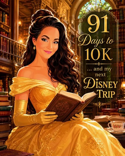 91 Days to 10K … and my next DISNEY TRIP!! 🥀✨ BEAUTY AND THE BEAST — 1991 ✨📚 Beauty and the Beast was released on November 13, 1991, and I’m just going to say it… this one has ALWAYS been one of my favorites. ❤️💛 And yes… I KNOW. 😂 I say that about basically every Disney movie I’m posting. BUT IT’S TRUE!!! 🤣 That’s literally the whole point of this 91 Days to 10K countdown. These movies aren’t just movies to me. They’re pieces of my childhood, memories, songs I can still sing word-for-word,
