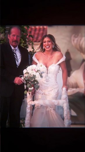 Paralyzed Bride Walked Down Aisle at The Wedding..