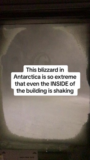Extreme Blizzard Storm in Antarctica