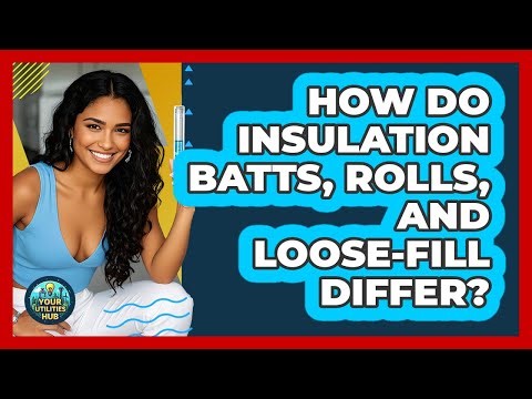 How Do Insulation Batts, Rolls, And Loose-fill Differ? - Your Utilities Hub