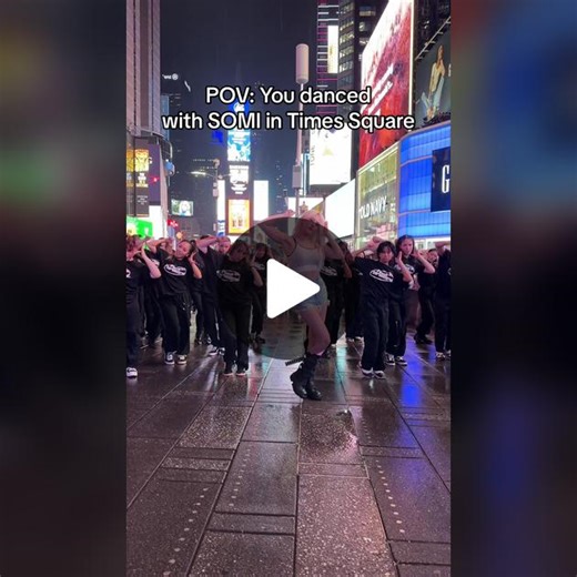 Somi's Fast Forward Dance Challenge in Times Square