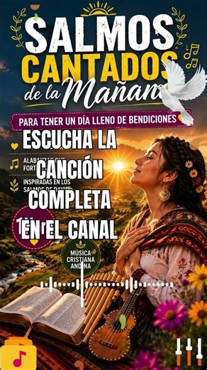 🌄 Salmos Cantados de la Mañana | Para Tener un Día Lleno de Bendiciones | Música Cristiana Andina