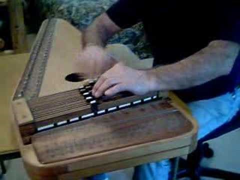 Playing a Welty Table Harp