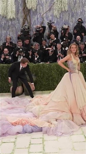 Blake Lively's viral Met Gala entrance divides the internet