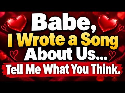 Babe… I Wrote a Song About Us. Tell Me What You Think. ❤️