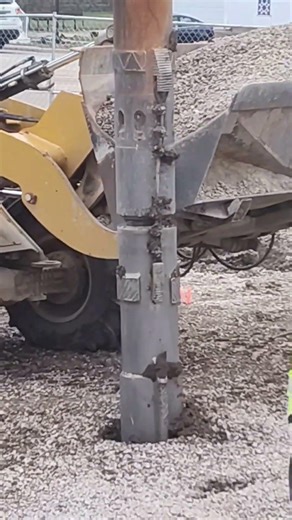 #short Removing the tube before gravel filling