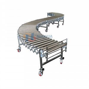 [Hot Item] Nuohua High Specification Durable Gravity Expandable Roller Conveyor for Container Unloading