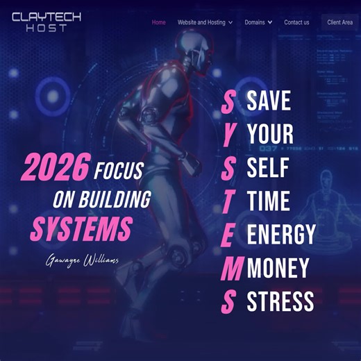 In 2026, focus on building SYSTEMS that save you time, energy, money, and reduce stress. Prioritize creating efficient processes that support your goals and free you to concentrate on what truly matters. Start now to transform your approach and achieve lasting success. #Systems2026 #Efficiency #BuildBetter
