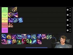 Weapon tier list (PBE) | LoL Swarm