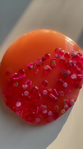 You have to bathe in a tub filled with the last thing you drank that's NOT water 🛁✨ What is it? 😳 Slime asmr with no talking or music #satisfying