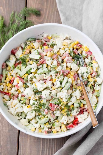 Fresh Corn Salad Recipe (VIDEO)