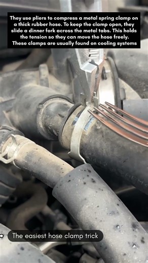 The easiest hose clamp trick