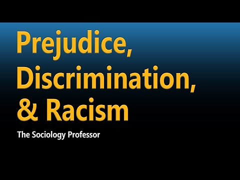 Defining Prejudice, Discrimination, and Racism