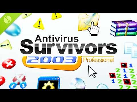 [Antivirus Survivors 2003] A roguelike action game where you survive a virus on a PC from the 2000s