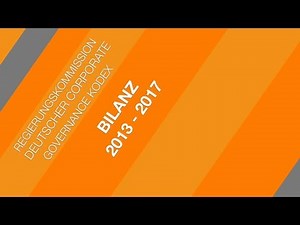 German Corporate Governance Code: Balance Sheet 2013 to 2017