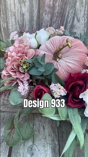 DIY Pink Pumpkin Fall Centerpiece | Easy Autumn Floral Arrangement Tutorial | Design 933