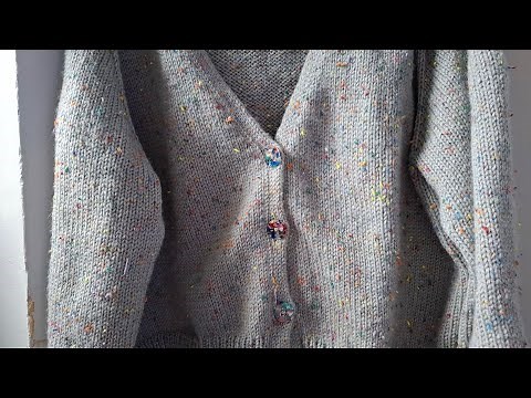 Knit with me| Step by step cardigan by Florance Miller| Knitting vlog