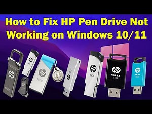 HP Pen Drive Not Detected in Windows 10/11? Fix It Now!