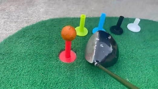 Golf Rubber Tees Durable Practice for Mats