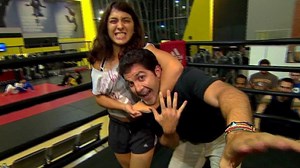 Arab world's first female wrestler