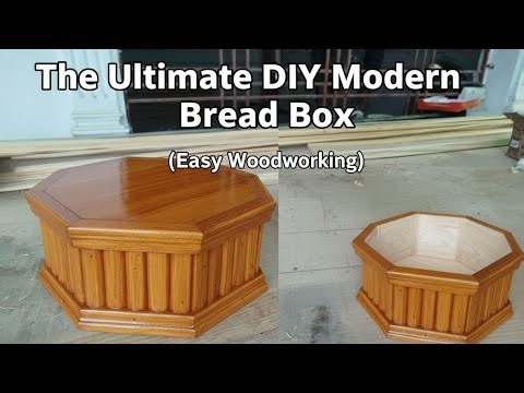 The Ultimate DIY Modern Bread Box (Easy Woodworking)