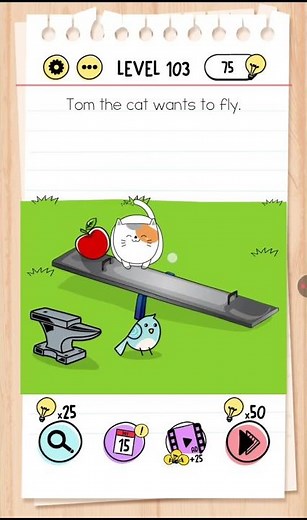 Brain Test Level 103 Walkthrough