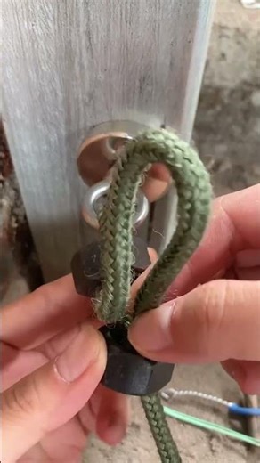 Smart Rope Lock Trick 🔐 Strong DIY Anchor Knot You Should Know" #tipsandtricks #hometips #shortsfeed