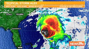 NEW THIS MORNING: Tropical Storm #Alex has formed in the Atlantic. The storm is expected to go out to seas so no issues for us going forward! #SCwx #CAEwx #WLTXwx #Tropics | Meteorologist Cory Smith | Facebook