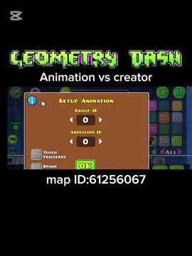 ANIMATION VS GD(GEOMETRY DASH)#geometrydash #animation
