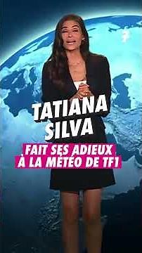 Tatiana Silva presented her last weather forecast on TF1 #weather #tatianasilva #tf1