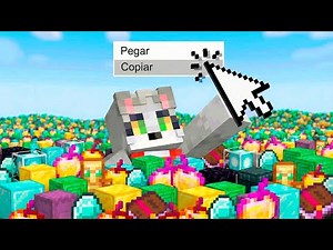Hice Trampas con COPIAR y PEGAR en Minecraft 😂