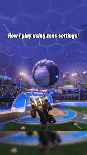 How I play using Zens settings #rocketleague#rlchamp#zen