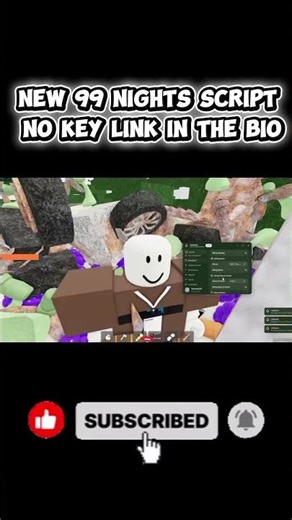 99 Nights in the Forest Roblox Script (No Key) | Android, iOS & PC ✅#99nightintheforest#roblox