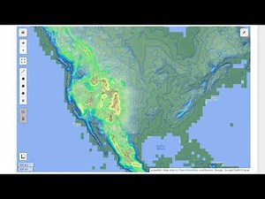 Creating elevation contours using geemap and Earth Engine