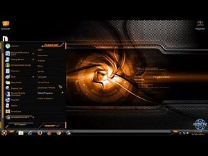 Windows 7 Premium theme HUD LAUNCH