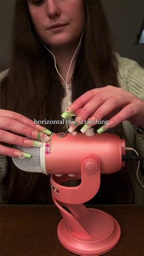 Horizontal mic scratching 🎙️ Good night hartjes 🫶 #asmr #asmrsounds #asmrscratching #asmrcommunity