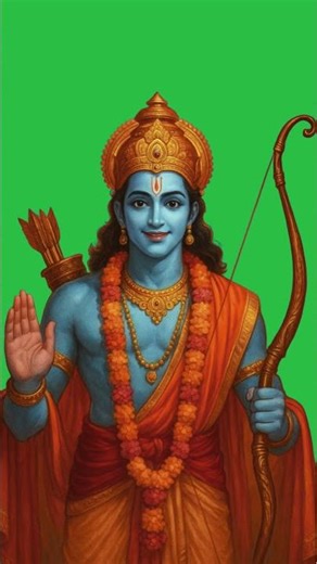 Shree Ram | Free Green screen Video | Chroma Key Footage for Editing | #greenscreen